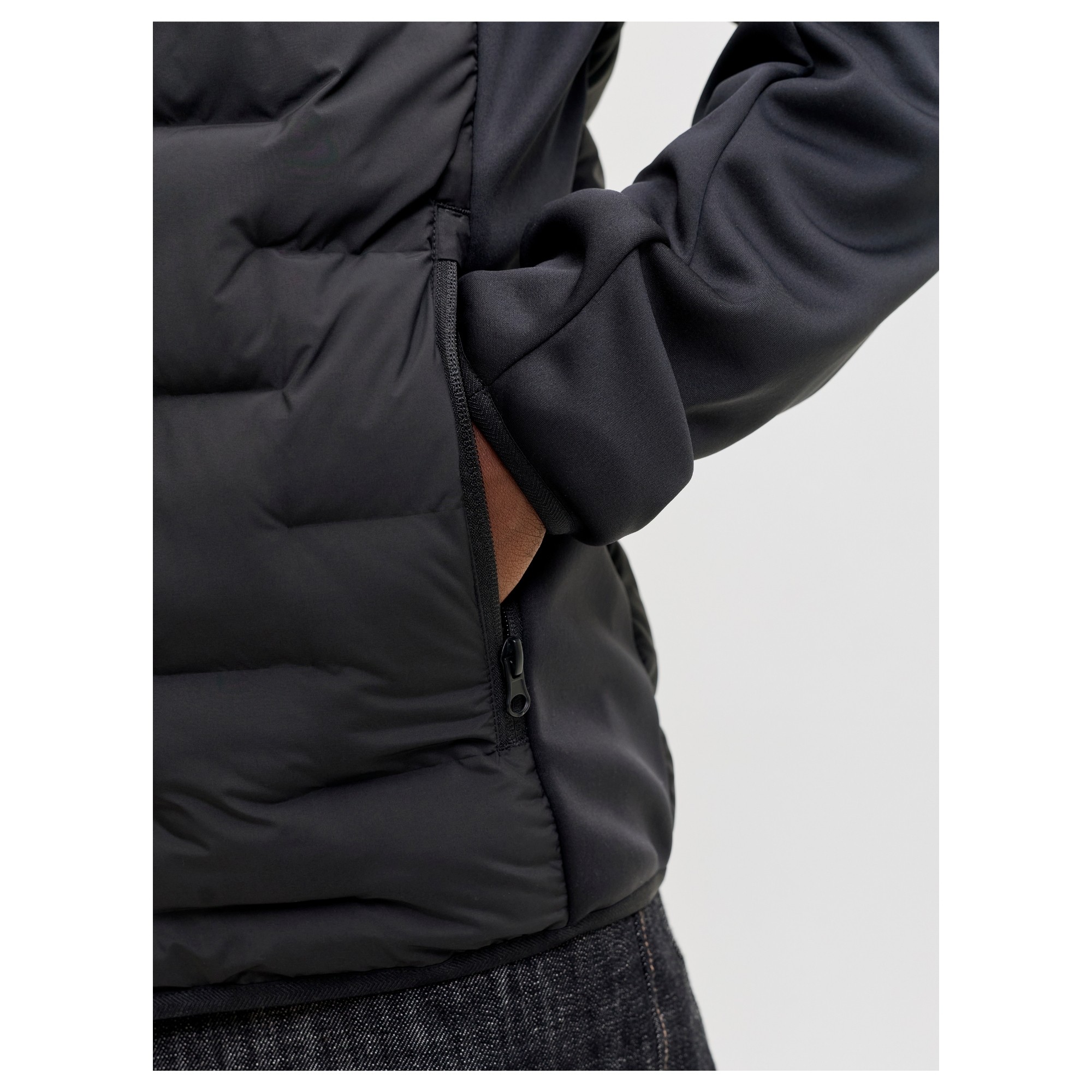 JACK & JONES Striukė vyrams, Juoda, Perfect hybrid 3