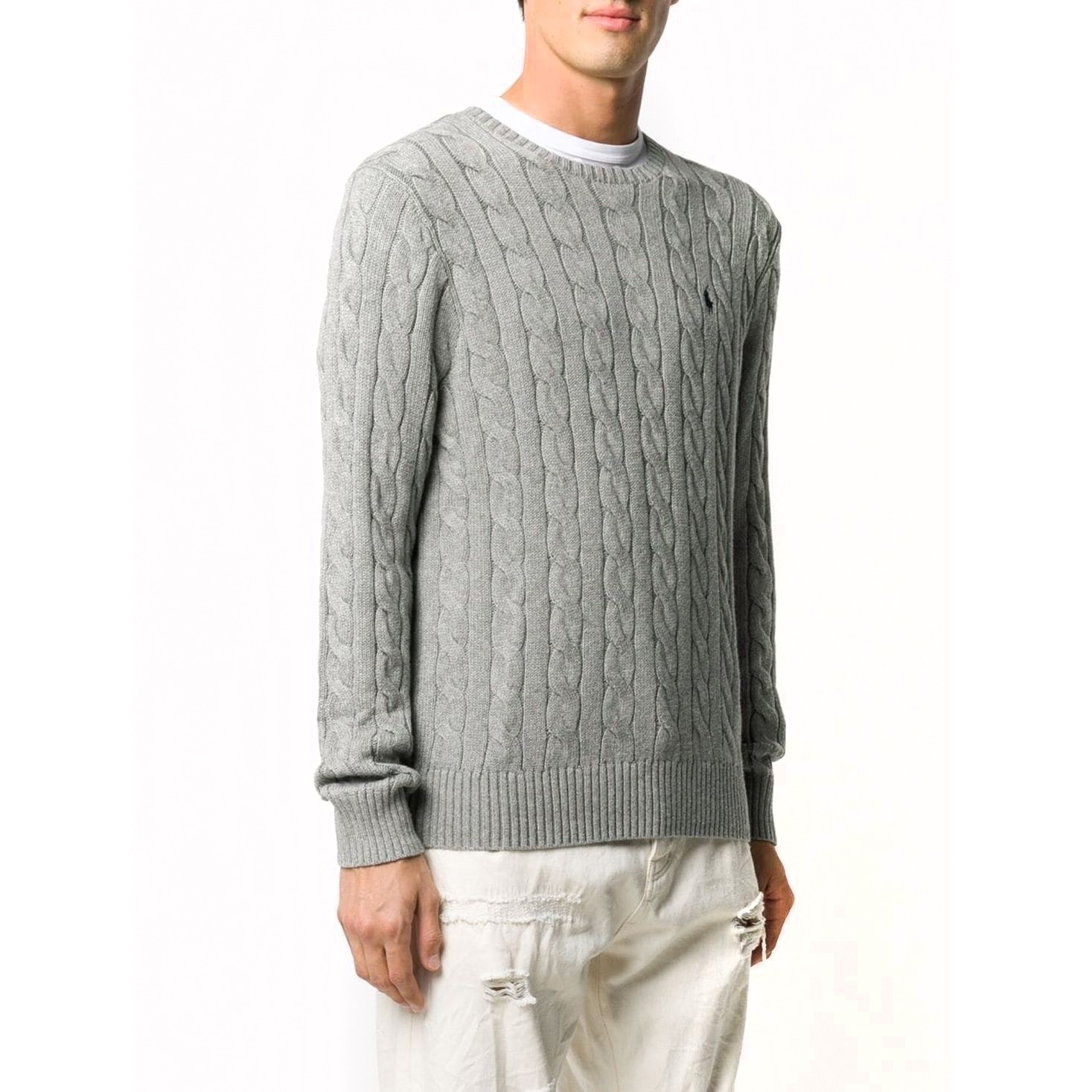 POLO RALPH LAUREN Megztinis vyrams, Pilka, Long sleeve sweater 2