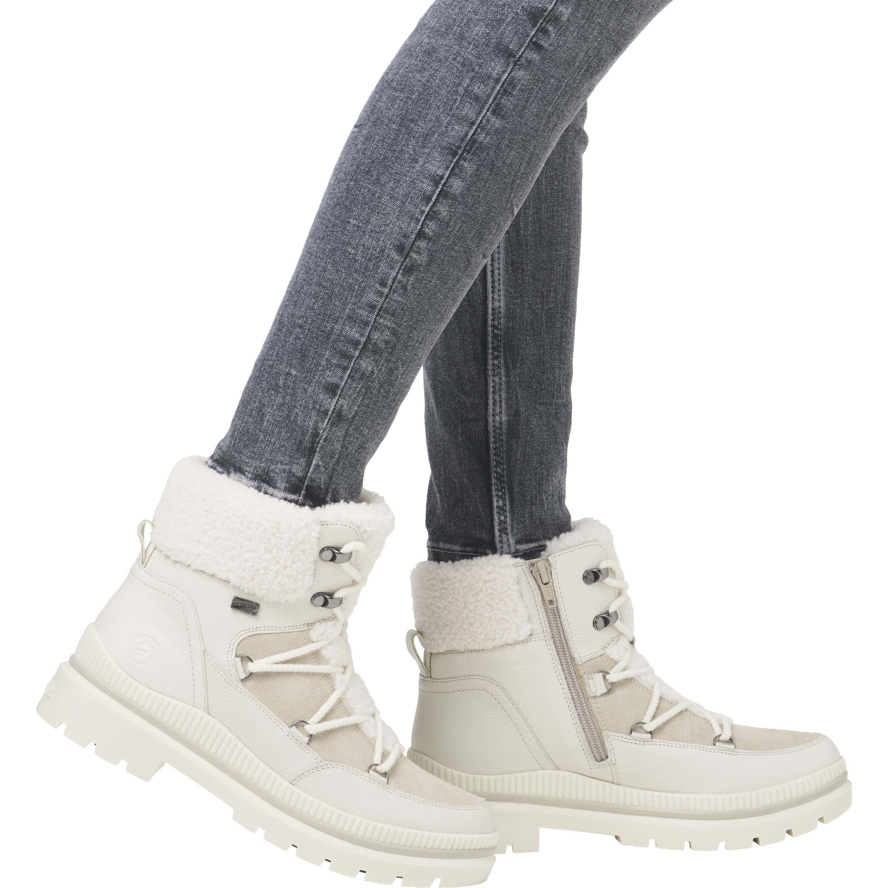 REMONTE Aulinukai moterims, Balta, Ladies mid height boots 2