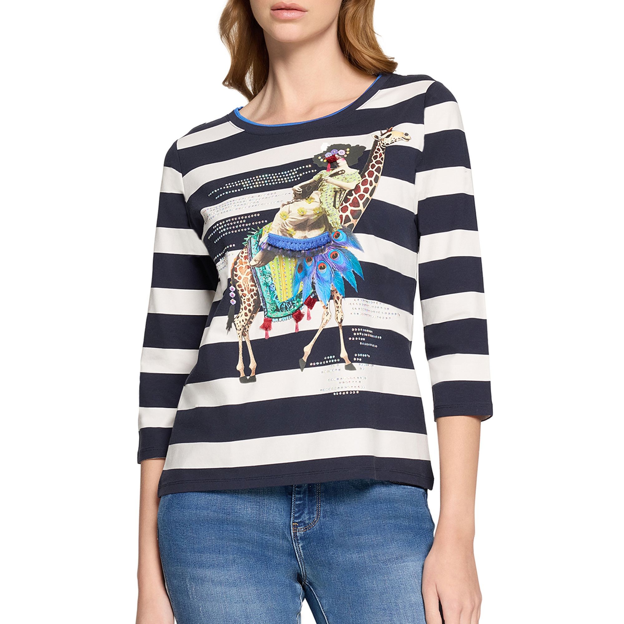 SO COSY Marškinėliai moterims, Marga, Mot.palaidinukė 3