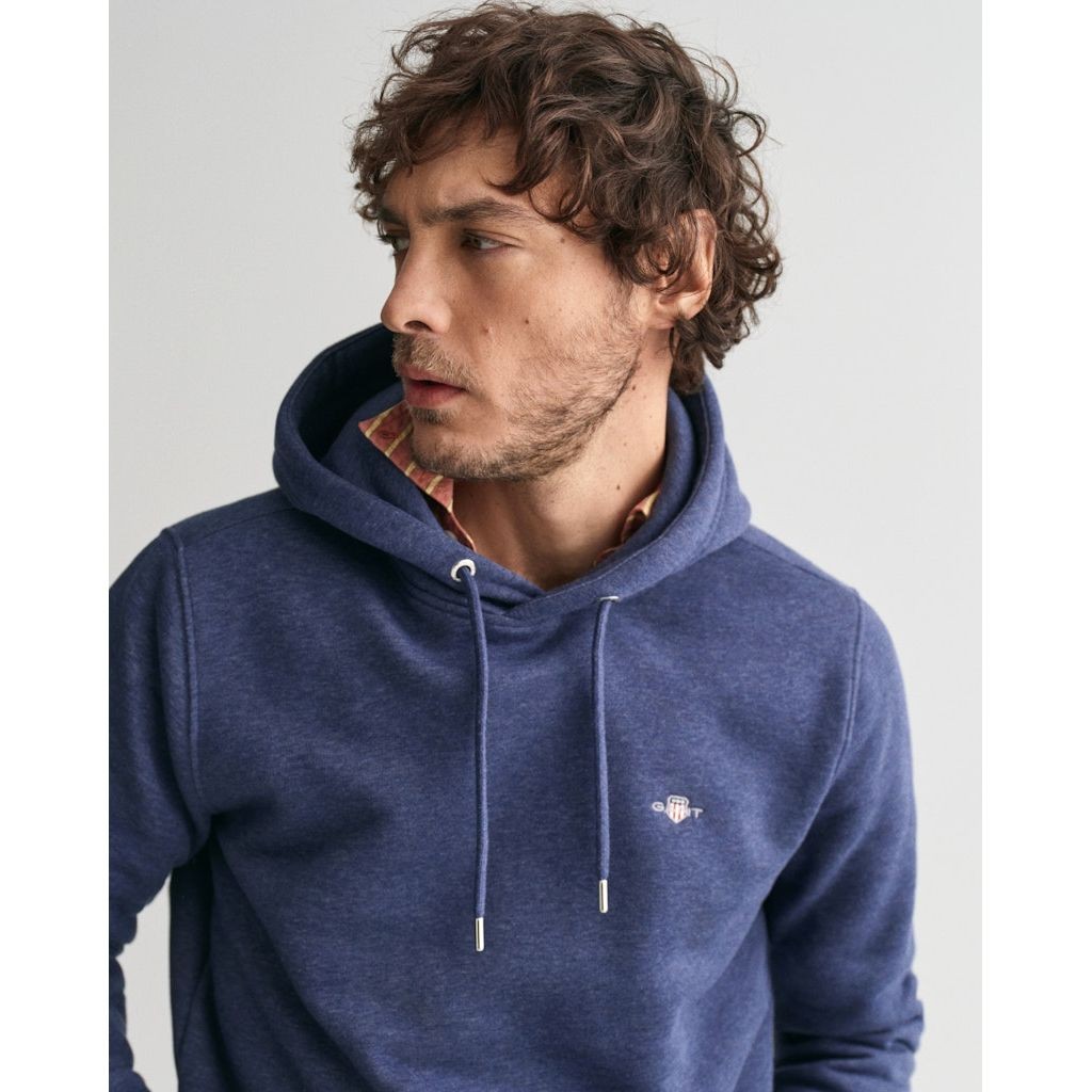 GANT Džemperis vyrams, Mėlyna, Reg shield hoodie 4