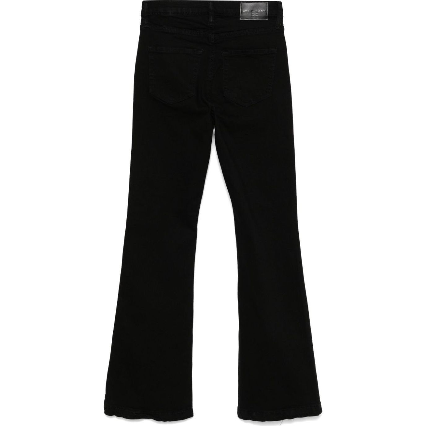 DKNY Platūs džinsai moterims, Žalia, High rise flare 2