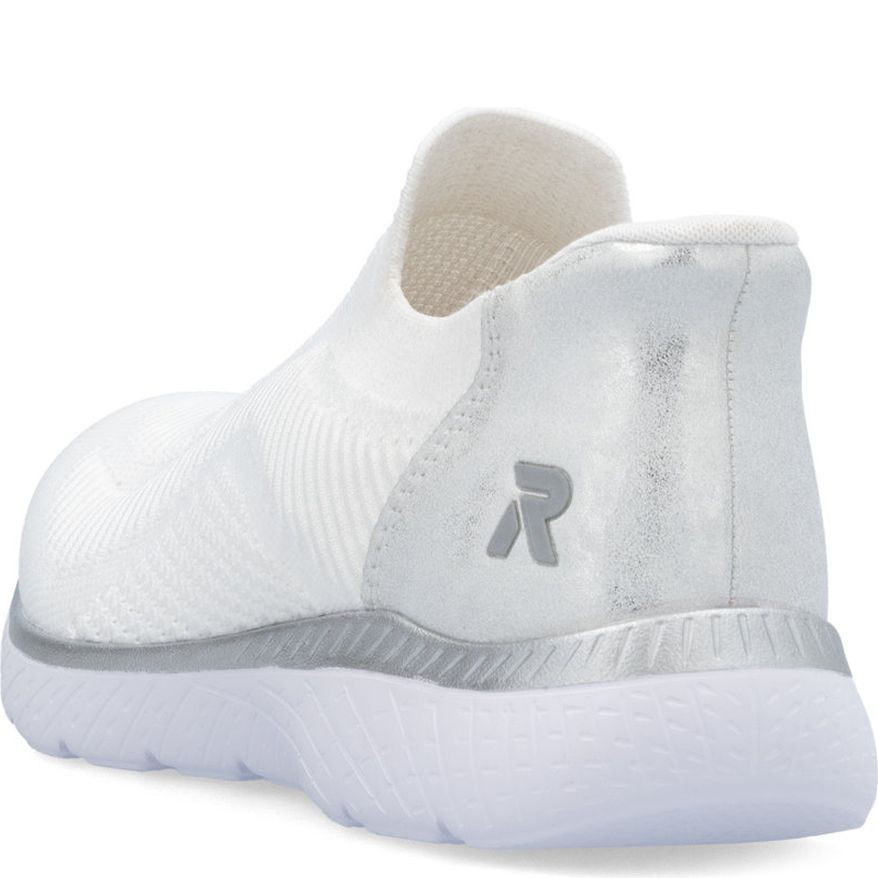 RIEKER Laisvalaikio bateliai moterims, Balta, Sneakers 4