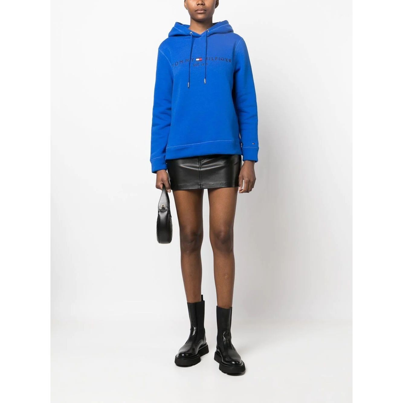 TOMMY HILFIGER Džemperis moterims, Mėlyna, Regular hilfiger hoodie 2