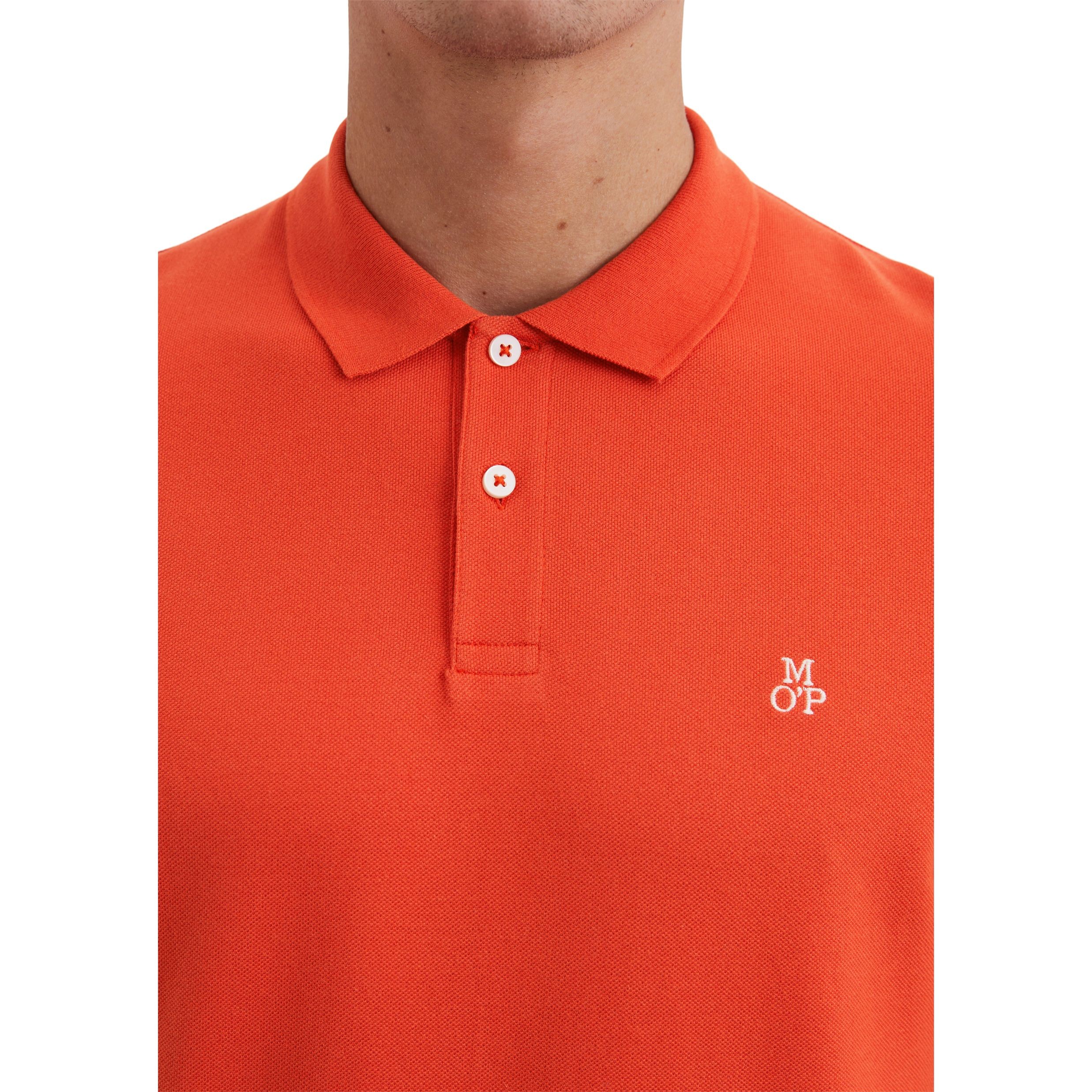 MARC O'POLO Polo marškiniai trumpos rank. vyrams, Raudona, Polo short 523223053092 4