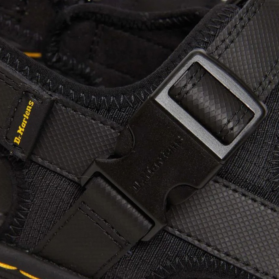 DR. MARTENS Basutės vyrams, Juoda, Forster poly sandals 5