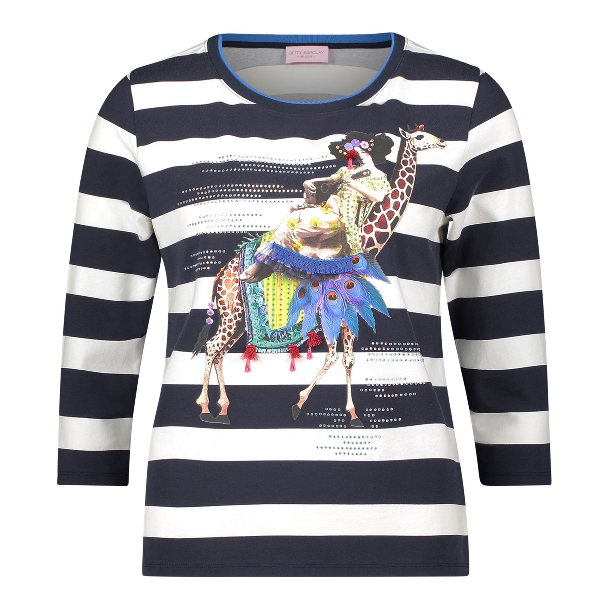 SO COSY Marškinėliai moterims, Marga, Mot.palaidinukė 1