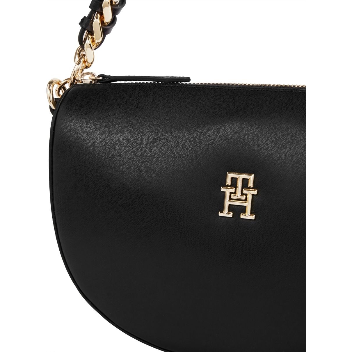 TOMMY HILFIGER Rankinė per petį moterims, Juoda, Feminine half moon crossover 3