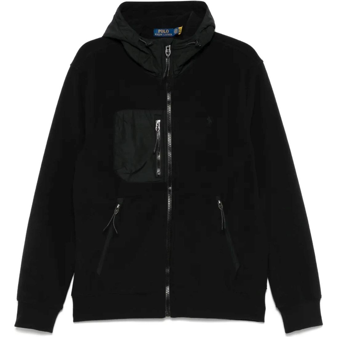 POLO RALPH LAUREN Sportinis nertinis vyrams, Juoda, Long sleeve-full zip