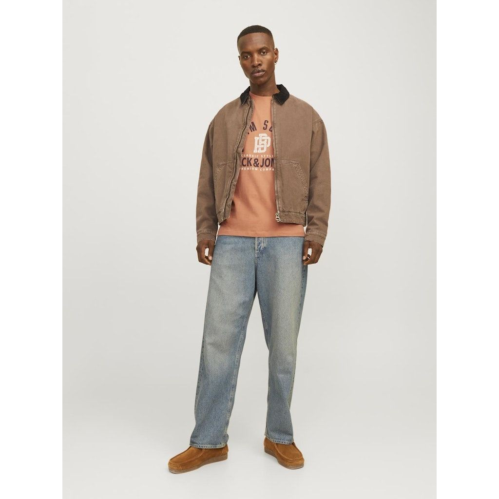 JACK & JONES Marškinėliai vyrams, Ruda, JPRSTAR TEE SS CREW 6