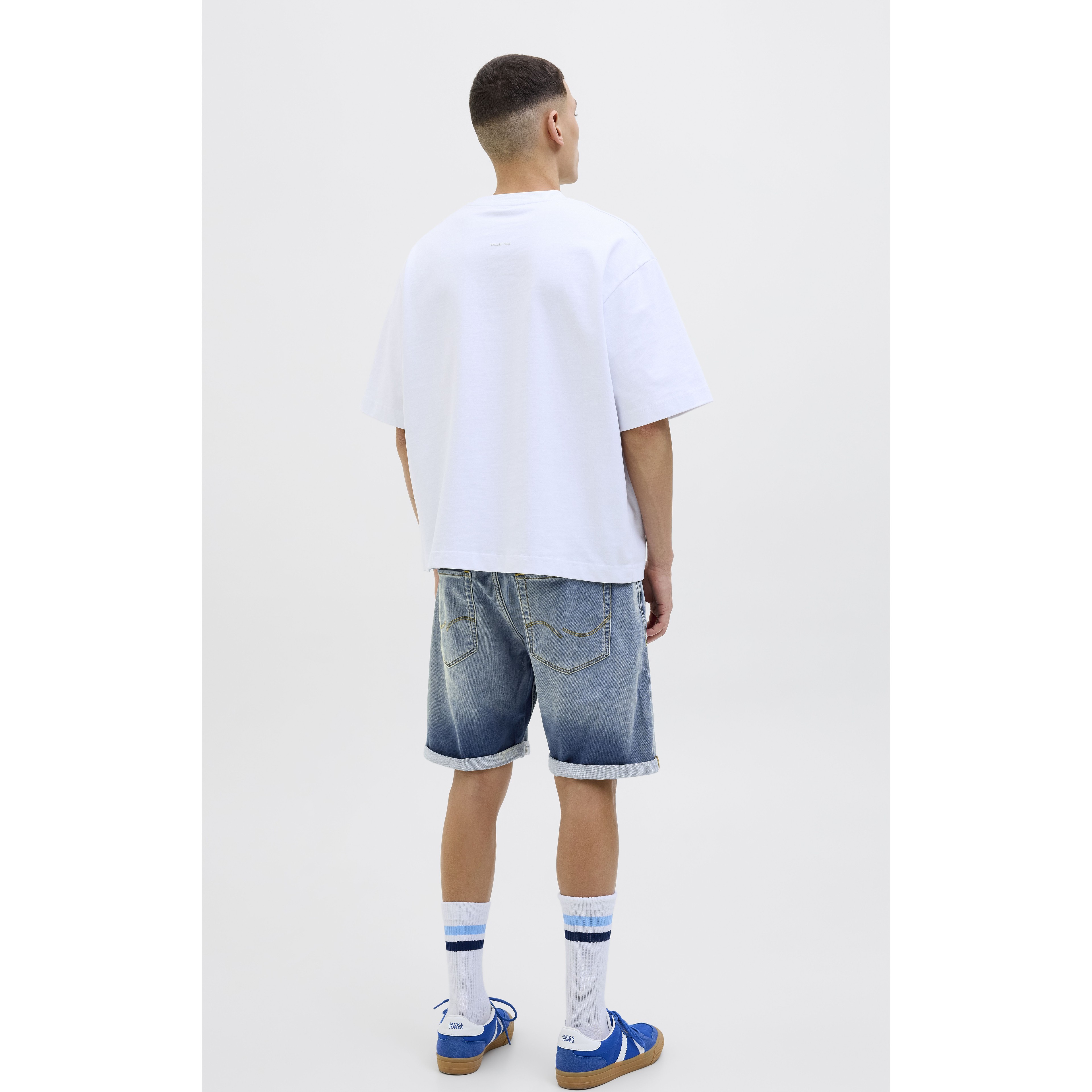 JACK & JONES Šortai vyrams, Mėlyna, Rick shorts 4