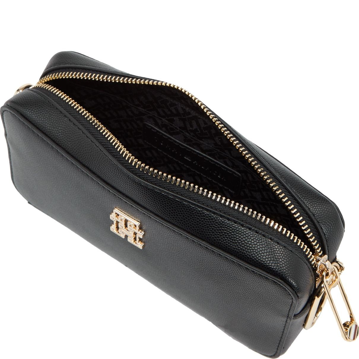 TOMMY HILFIGER Rankinė per petį moterims, Juoda, Timeless chain camera bag 4