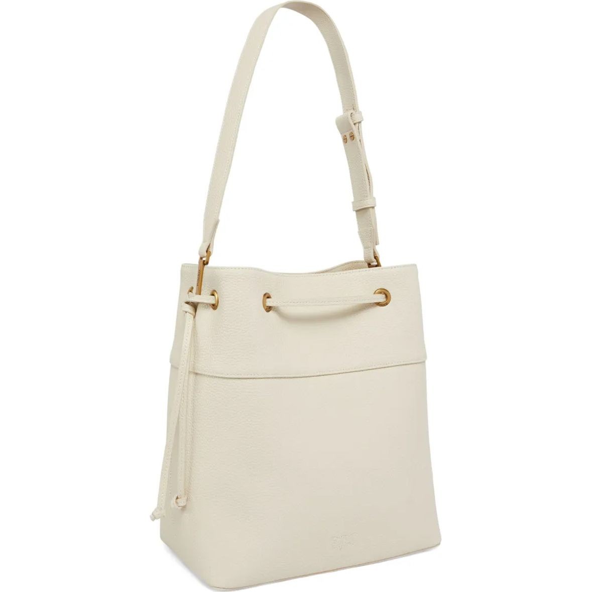 PINKO Pirkinių krepšys moterims, Balta, Secchiello classic tote bag 2