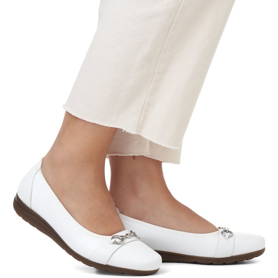 RIEKER Balerinos moterims, Balta, BALLERINAS 2