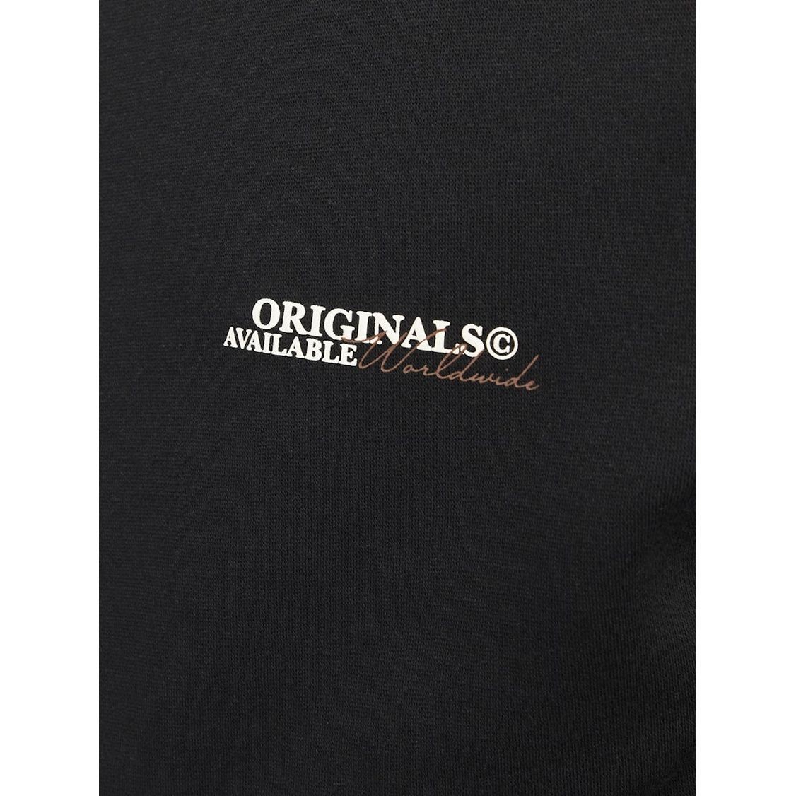 JACK & JONES Džemperis vyrams, Juoda, Islington back sweat hood 5