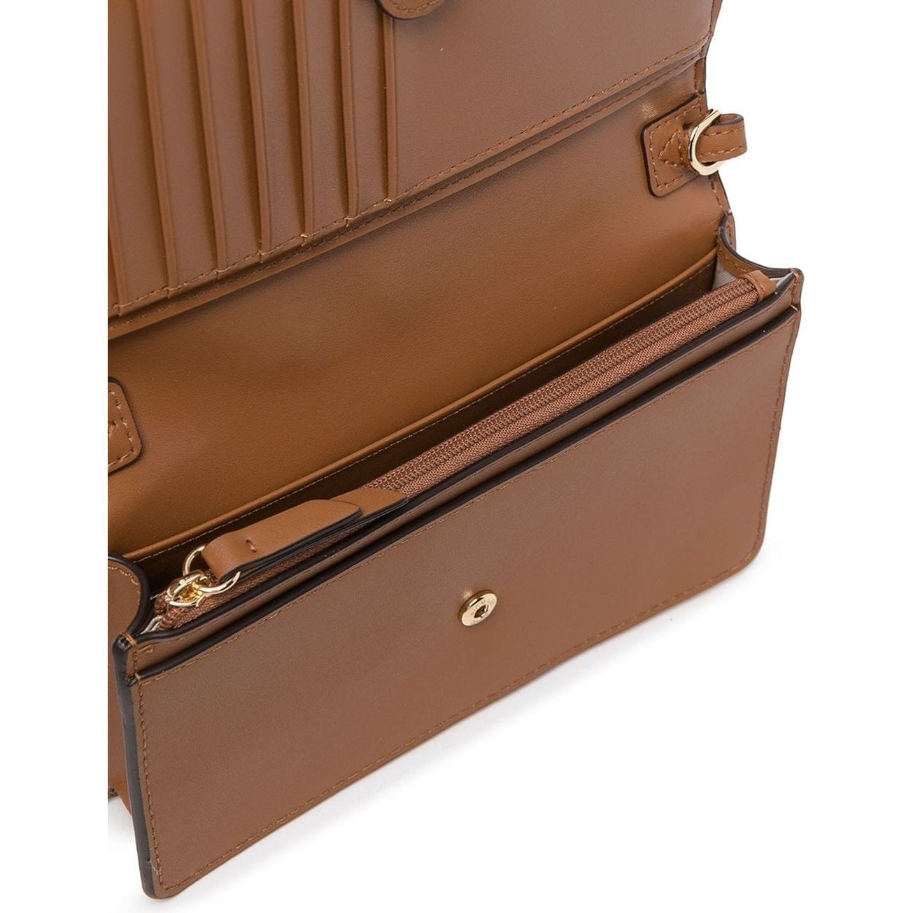 MICHAEL KORS Rankinė per petį moterims, Ruda, SM phone crossbody 4