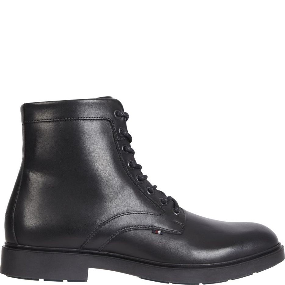 TOMMY HILFIGER Aulinukai vyrams, Juoda, ELEVATED ROUNDED  LACE BOOT 1