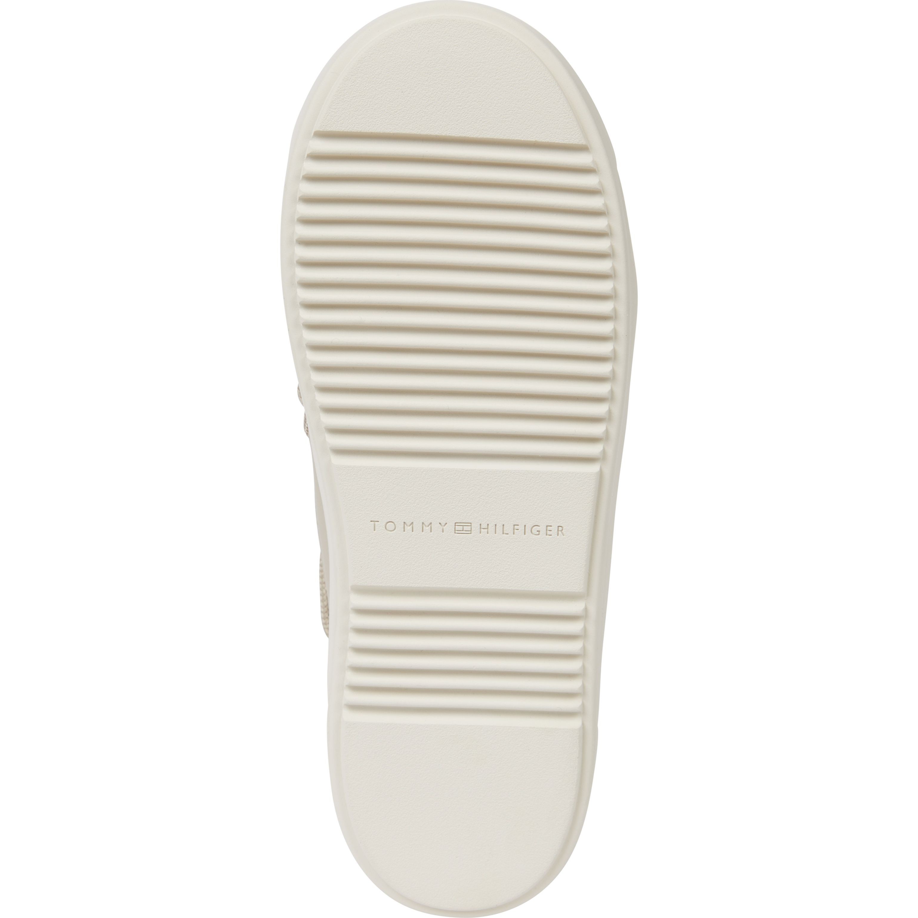 TOMMY HILFIGER Pašiltinti aulinukai moterims, Smėlio, Lace-up monogram snowboot 6