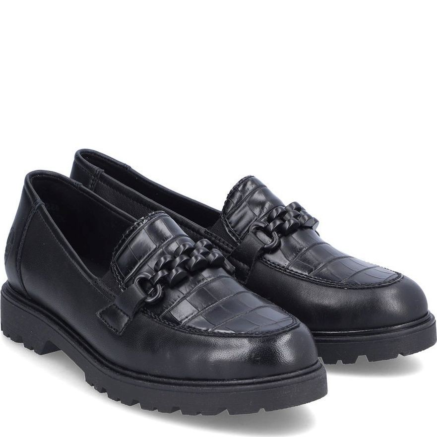 RIEKER Loaferiai moterims, Juoda, Ladies shoes 1