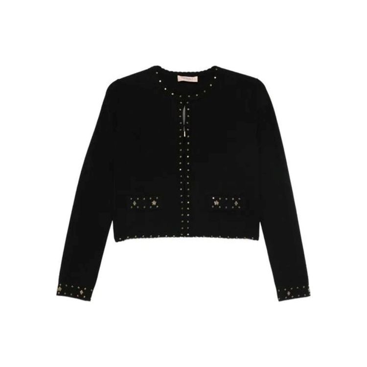 TWINSET Kardiganas moterims, Juoda, Cardigans