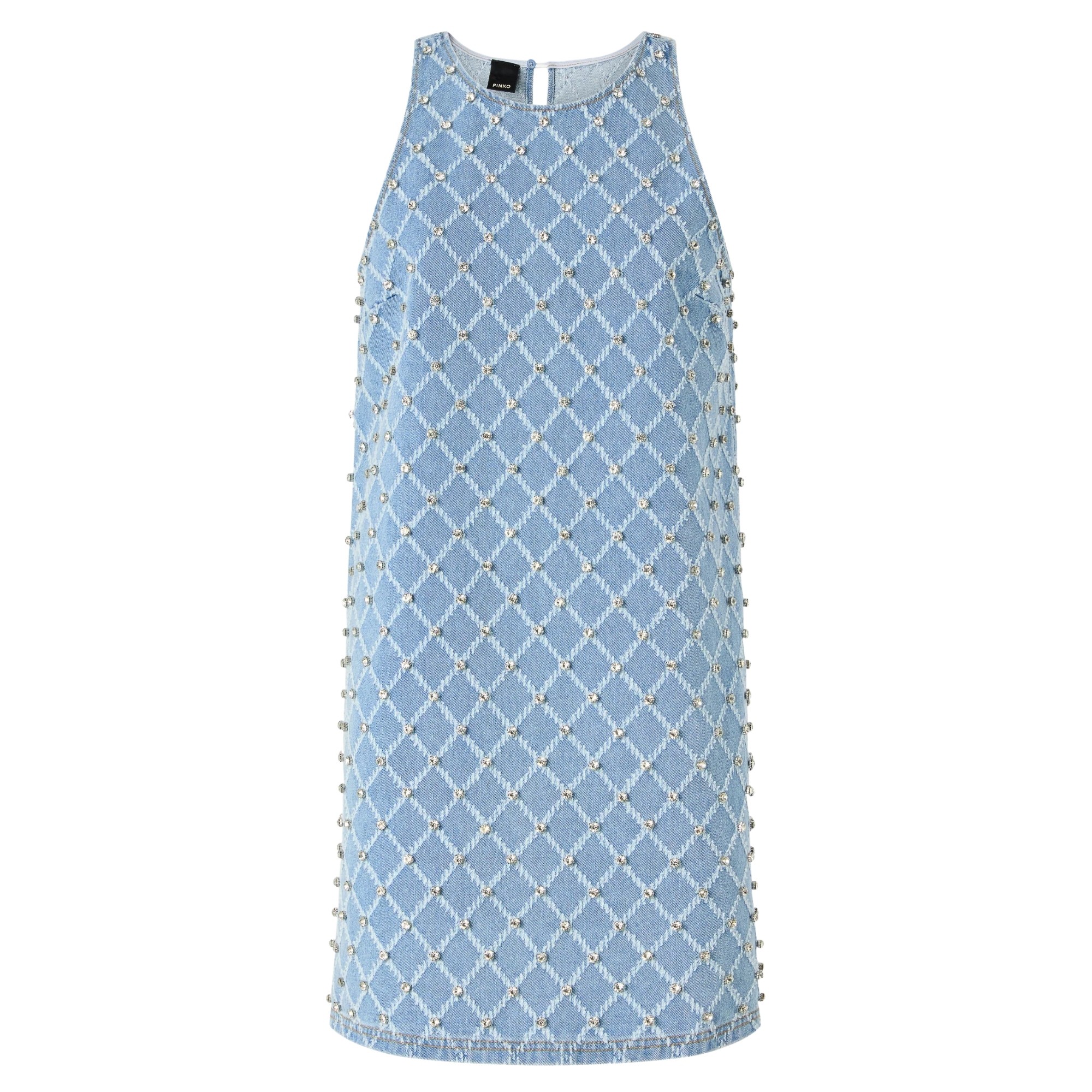 PINKO Midi suknelė moterims, Mėlyna, Amorino dress 1