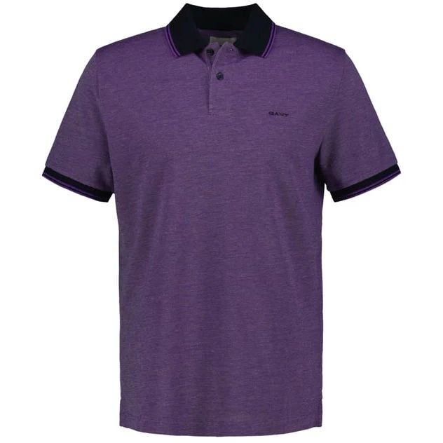 GANT Polo marškiniai trumpos rank. vyrams, Raudona, 4-col ocford SS pique 1