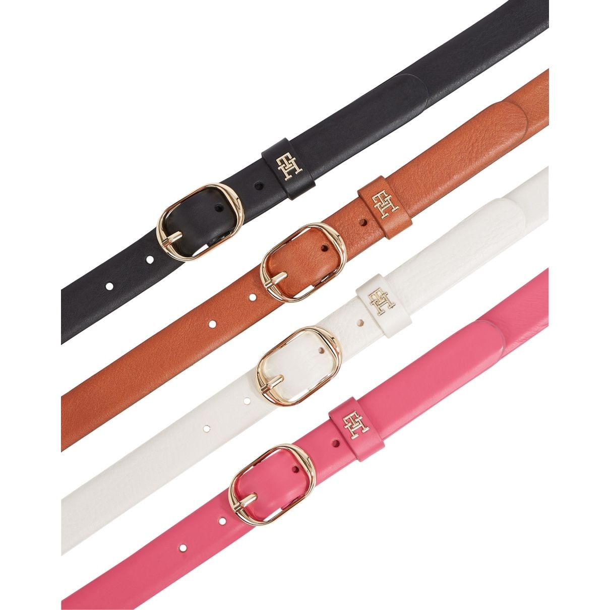 TOMMY HILFIGER Diržas moterims, Juoda, Casual 2.5 belt 3