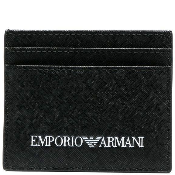 EMPORIO ARMANI Piniginė vyrams, Juoda, Card holder 1