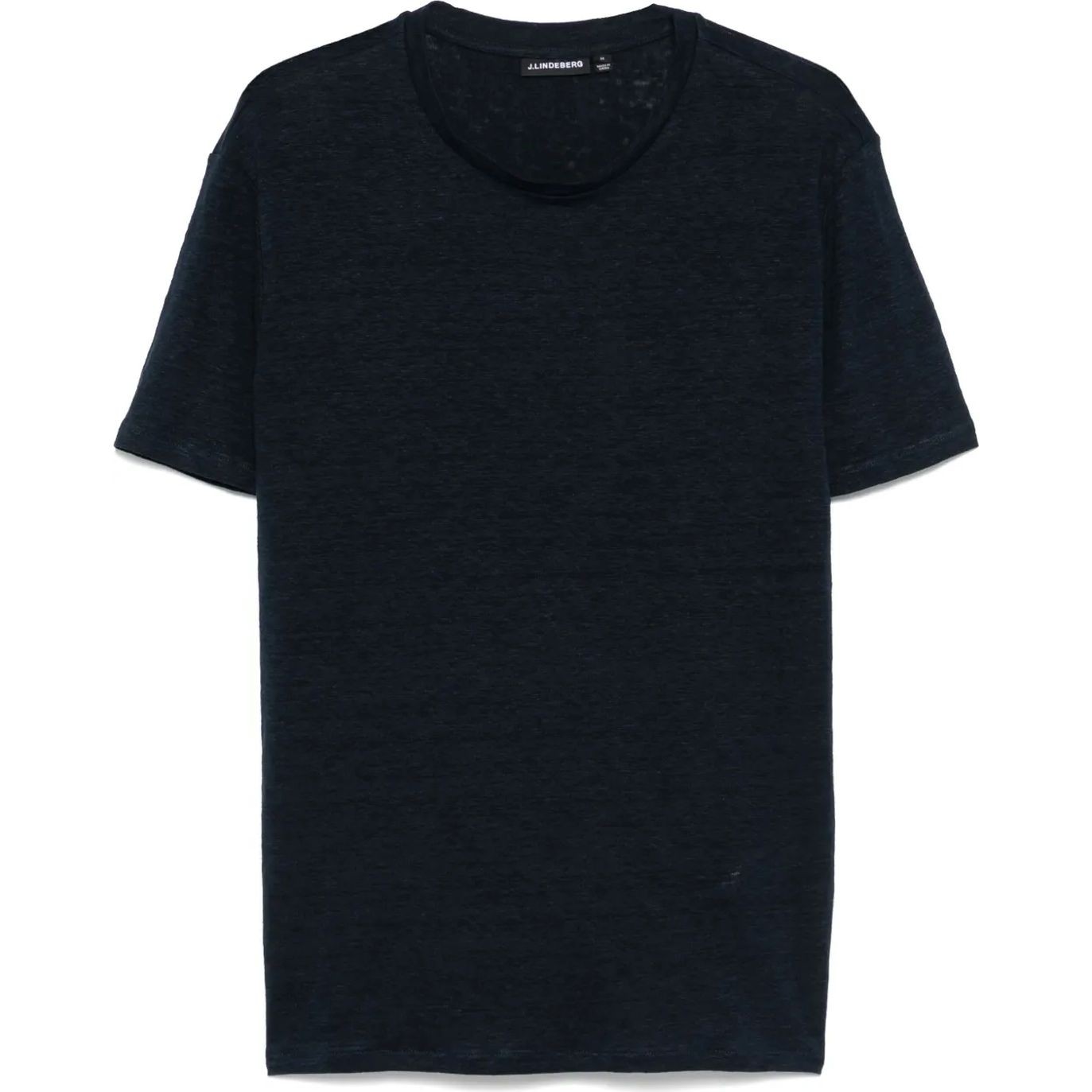 J.LINDEBERG Marškinėliai trump. rankovėmis vyrams, Mėlyna, Coma linen tee