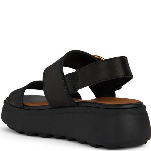 GEOX Basutės moterims, Juoda, Spherica ec4.1 sandals 3