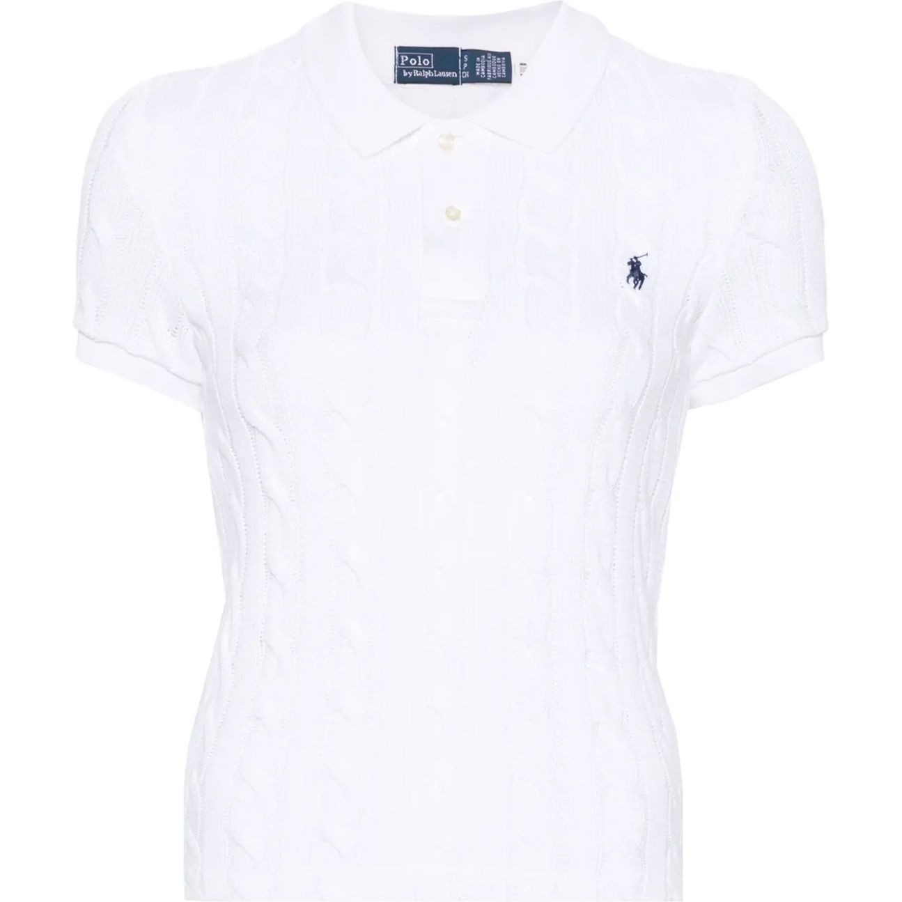 POLO RALPH LAUREN Polo marškiniai trumpos rank. moterims, Balta, Polo-short sleeve-polo shirt