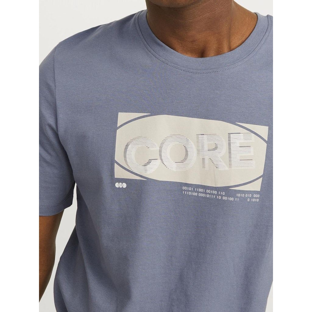 JACK & JONES Marškinėliai vyrams, Mėlyna, JCOSTAR TEE SS CREW 5