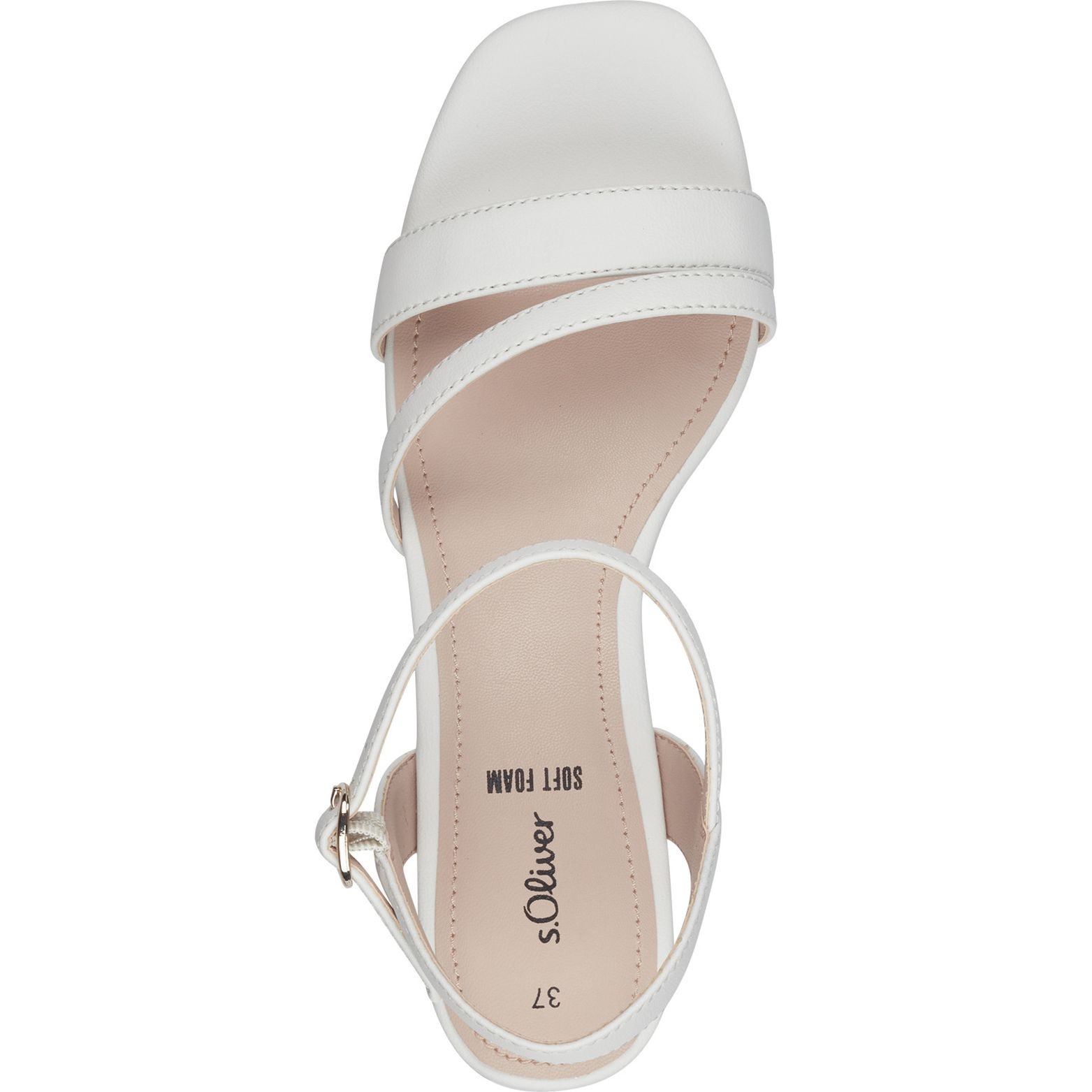 S.OLIVER Basutės moterims, Balta, SANDALS 4