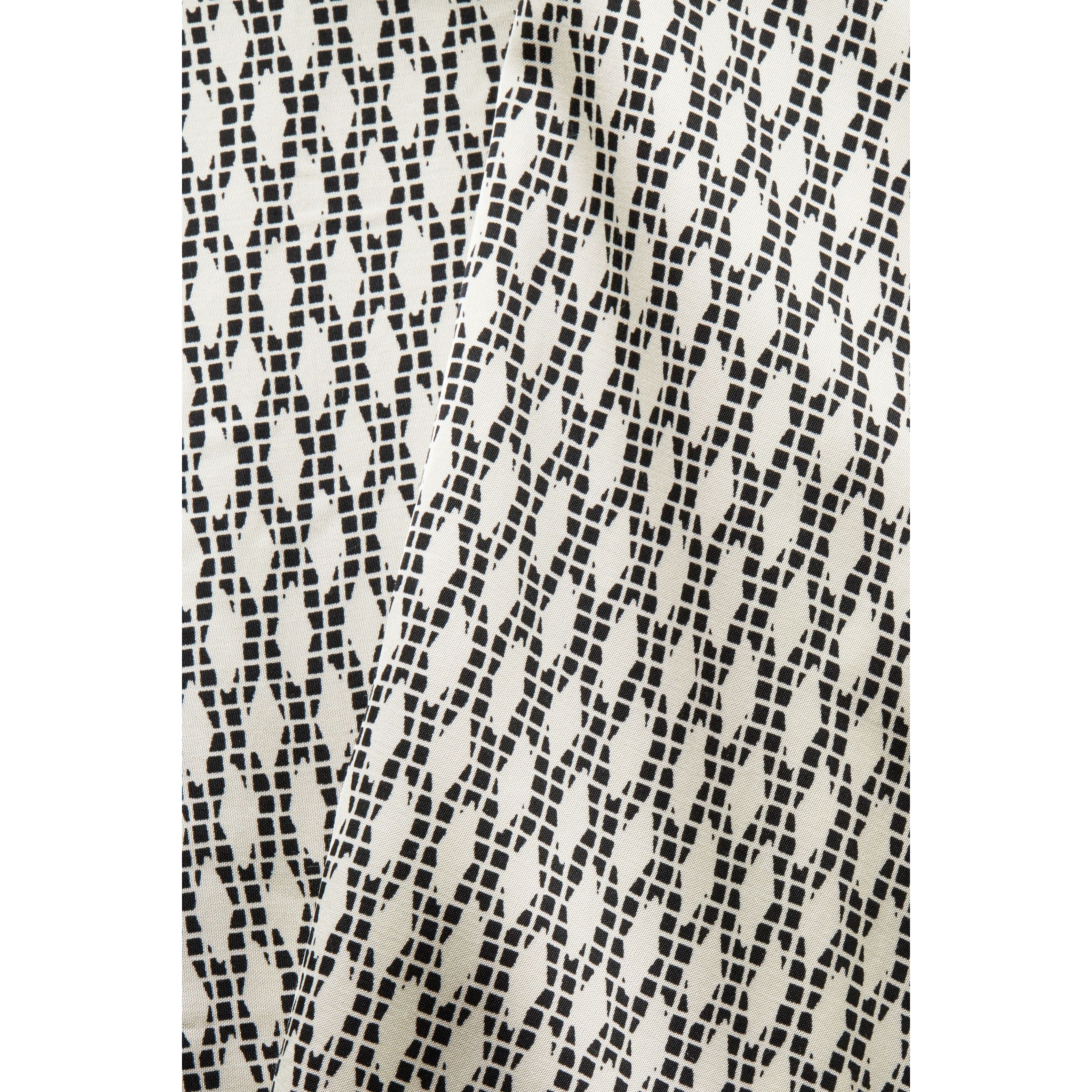 ESPRIT Palaidinės moterims, Juoda, Printed Satin Shirt Blouse 4