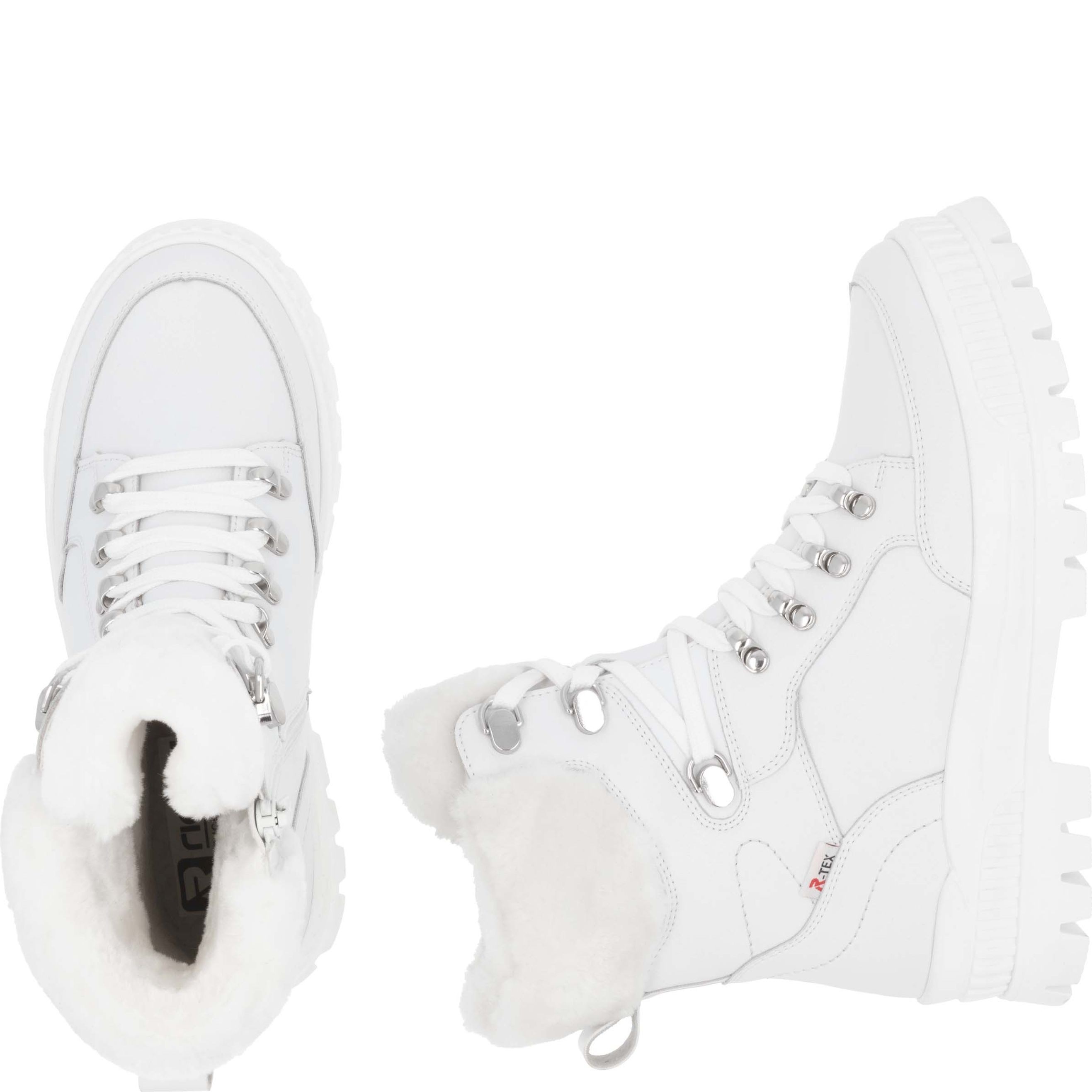 RIEKER EVOLUTION Aulinukai moterims, Balta, Ladies mid height boots 10