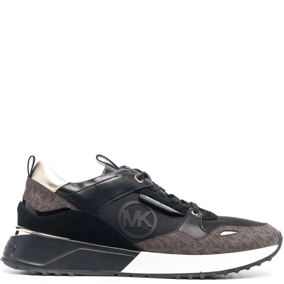 MICHAEL KORS Sportiniai bateliai moterims, Juoda, Theo trainer 2