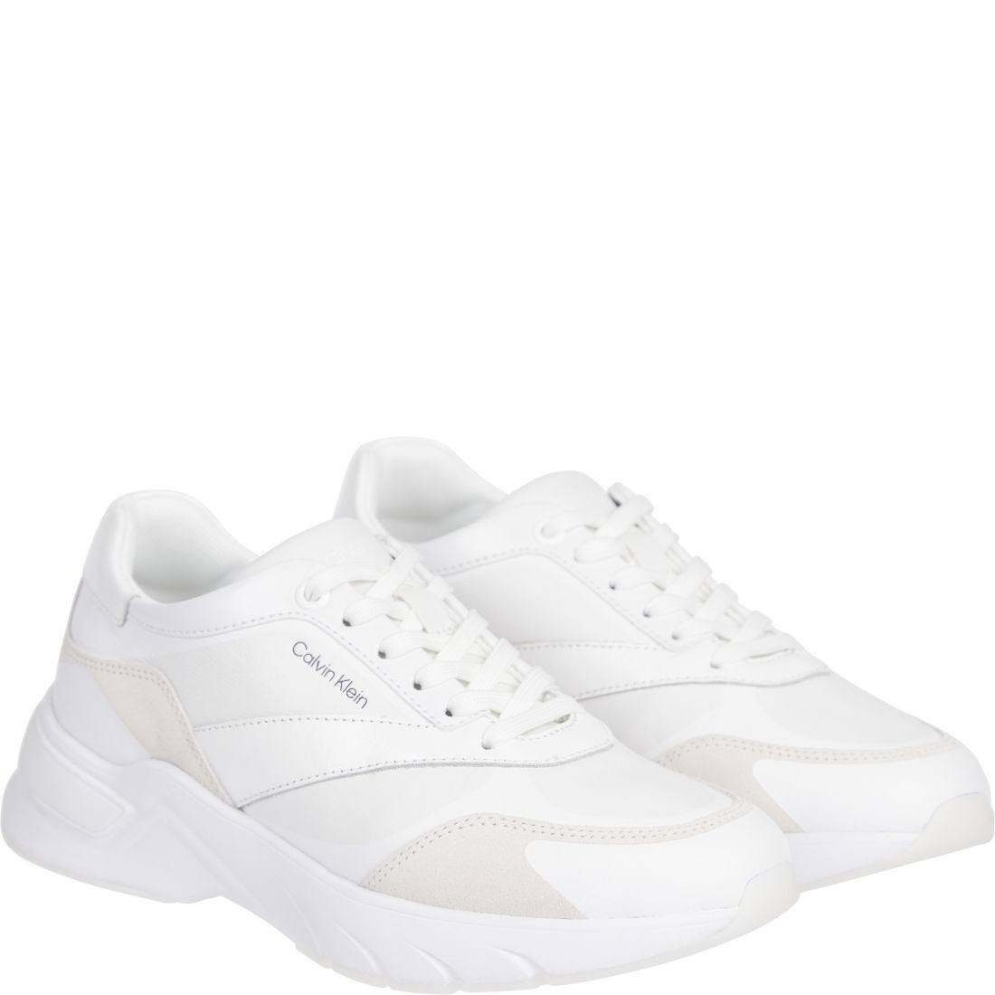 CALVIN KLEIN Sportiniai bateliai moterims, Balta, Elevated runner sport shoe 1