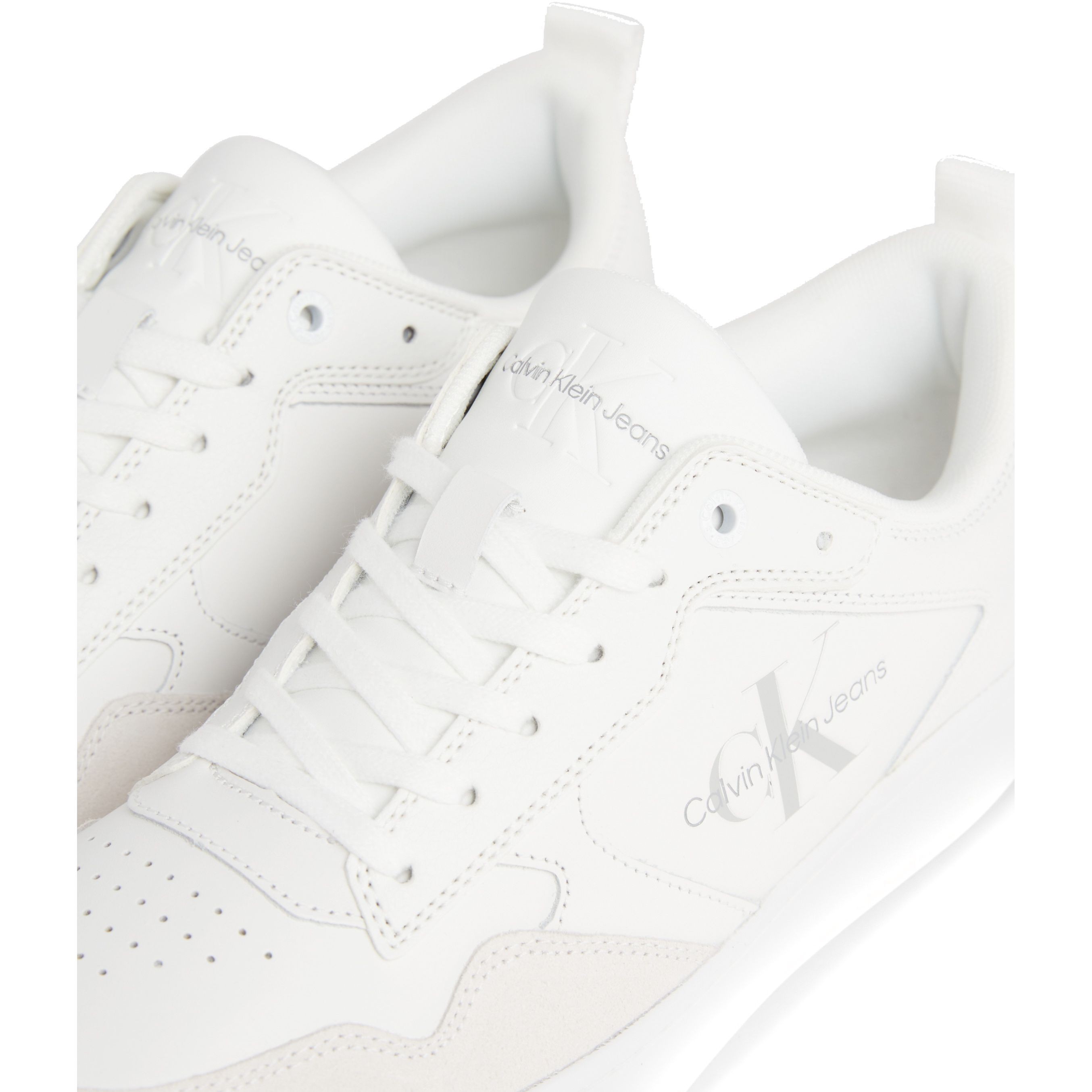 CALVIN KLEIN JEANS Laisvalaikio bateliai vyrams, Balta, Basket cupsole low 6