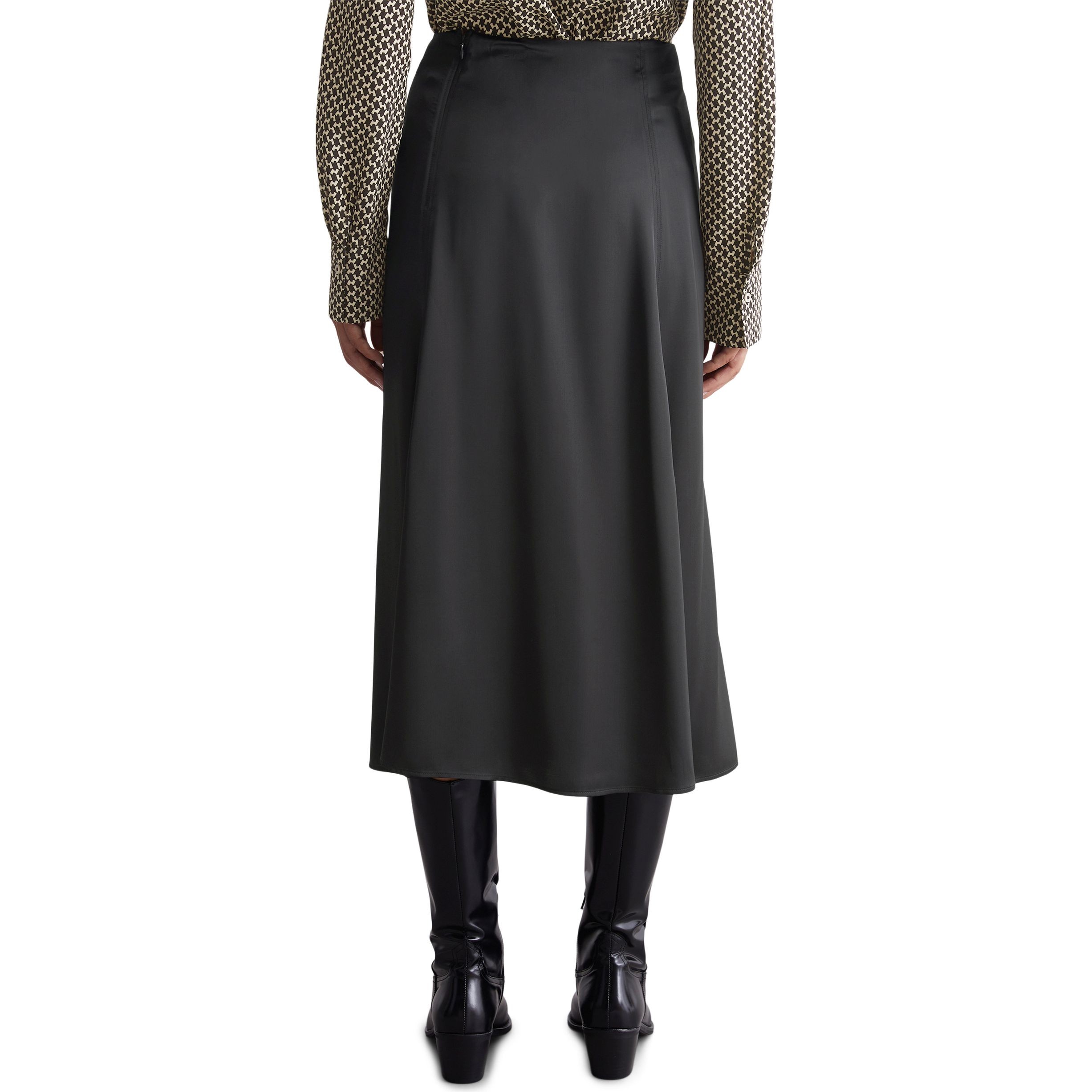 MARC O'POLO Midi sijonas moterims, Pilka, Midi skirt 409110320245 3