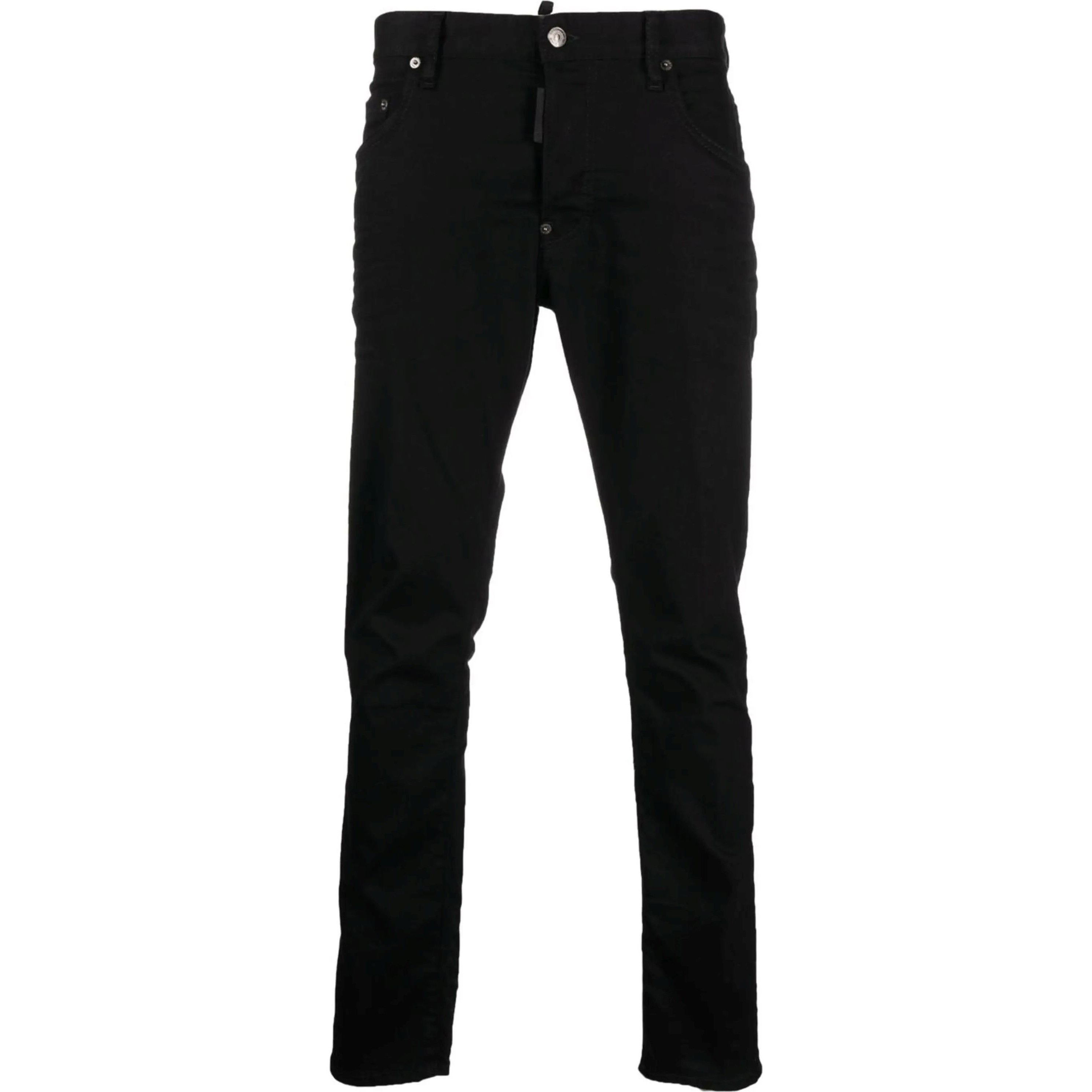 DSQUARED2 Aptempti džinsai vyrams, Juoda, Pants 5 pockets 1