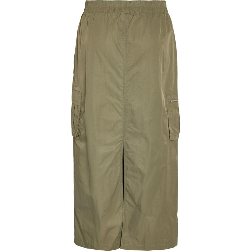 NOISY MAY Midi sijonas moterims, Žalia, Nmkenya midi skirt 2