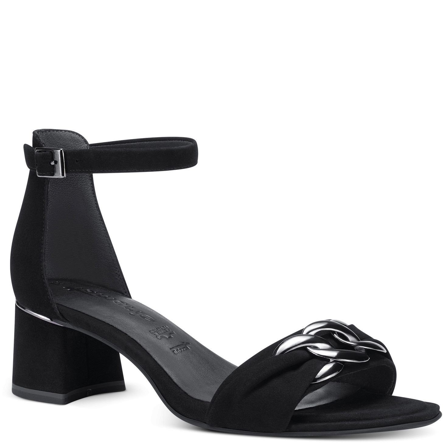 TAMARIS Basutės moterims, Juoda, SANDALS 1