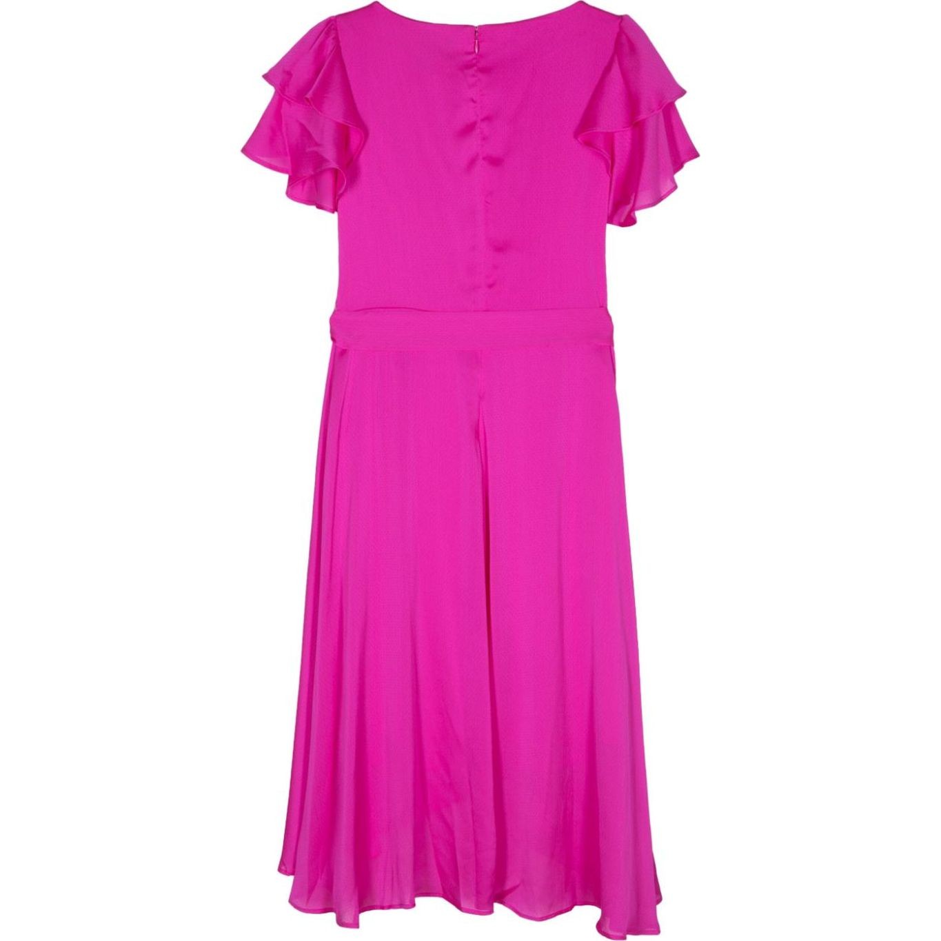 DKNY Midi suknelė moterims, Mėlyna, Double flutter s/s s 2