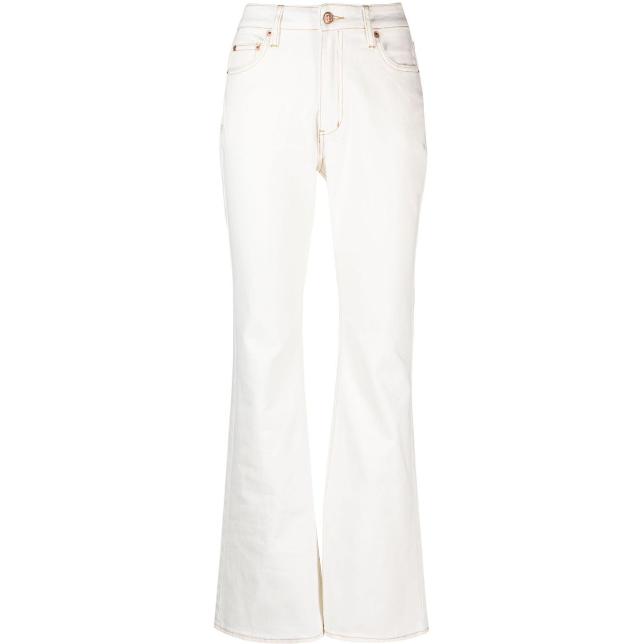 KSUBI Platėjantys džinsai moterims, Balta, Soho sugar rush flared jeans