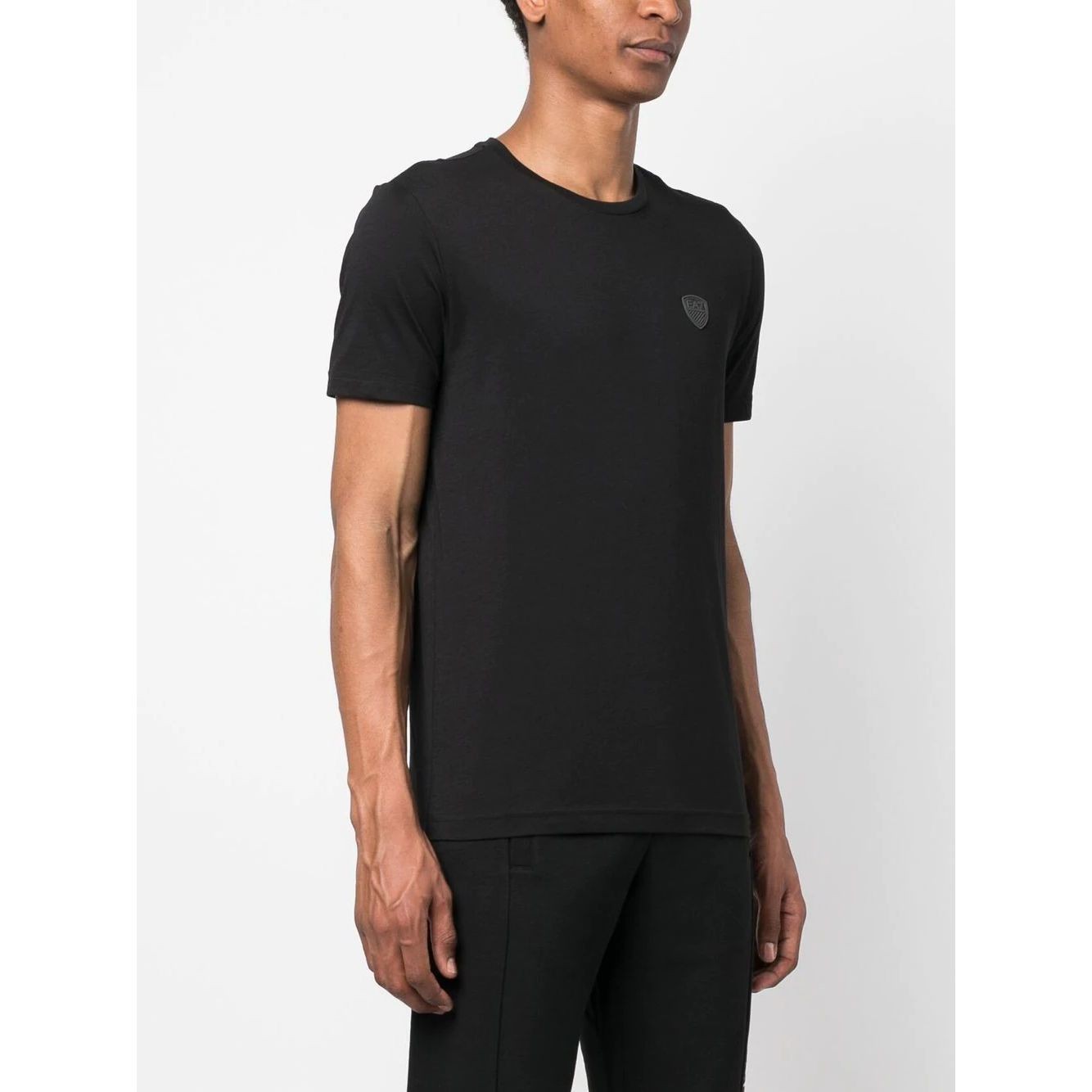 EA7 Marškinėliai trump. rankovėmis vyrams, Juoda, T-shirt 2