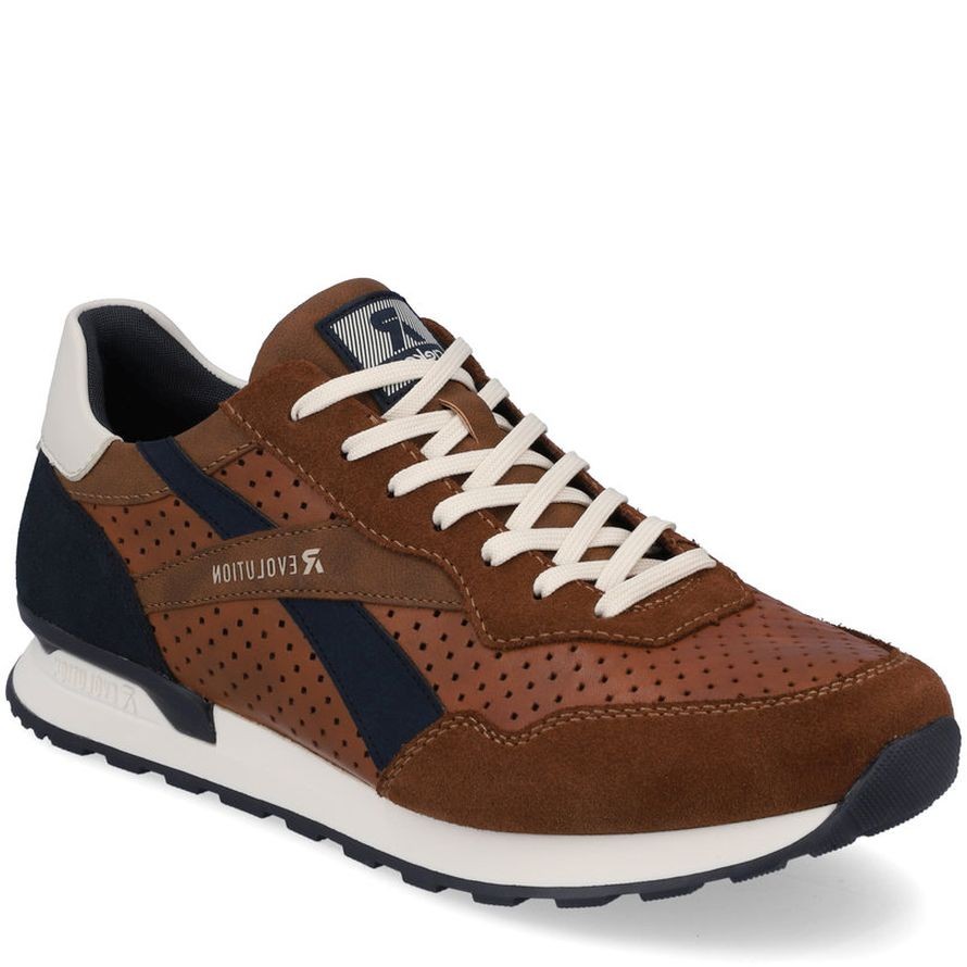 RIEKER Laisvalaikio bateliai vyrams, Ruda, LEISURE 1