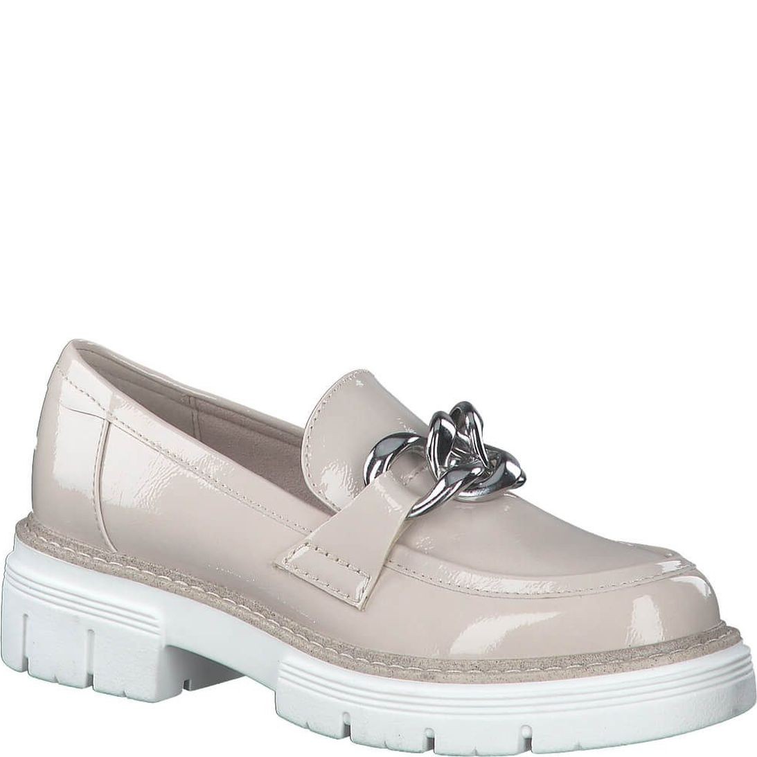 MARCO TOZZI Loaferiai moterims, Smėlio, LOAFERS 1