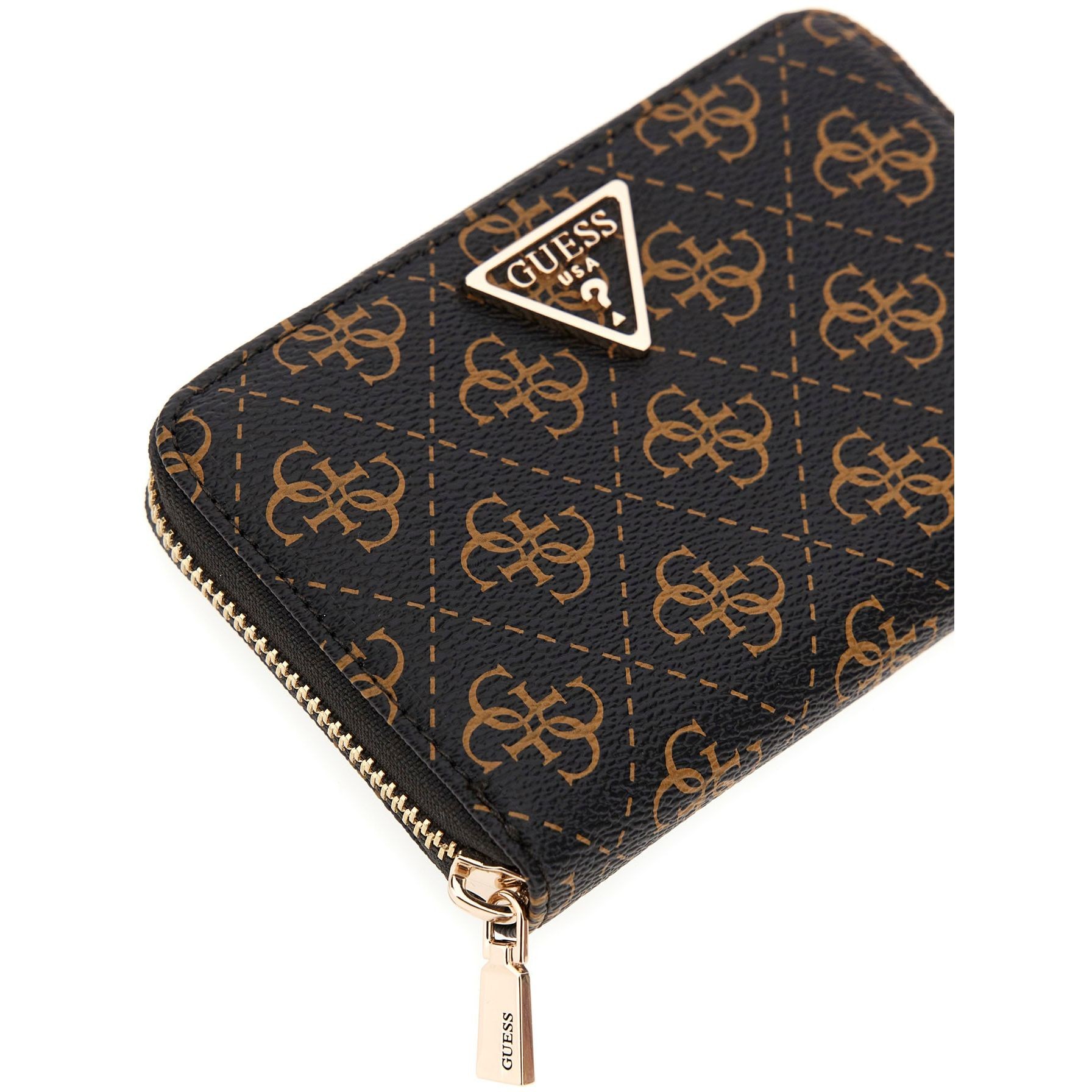GUESS Piniginė moterims, Ruda, Eco erica wallet 5