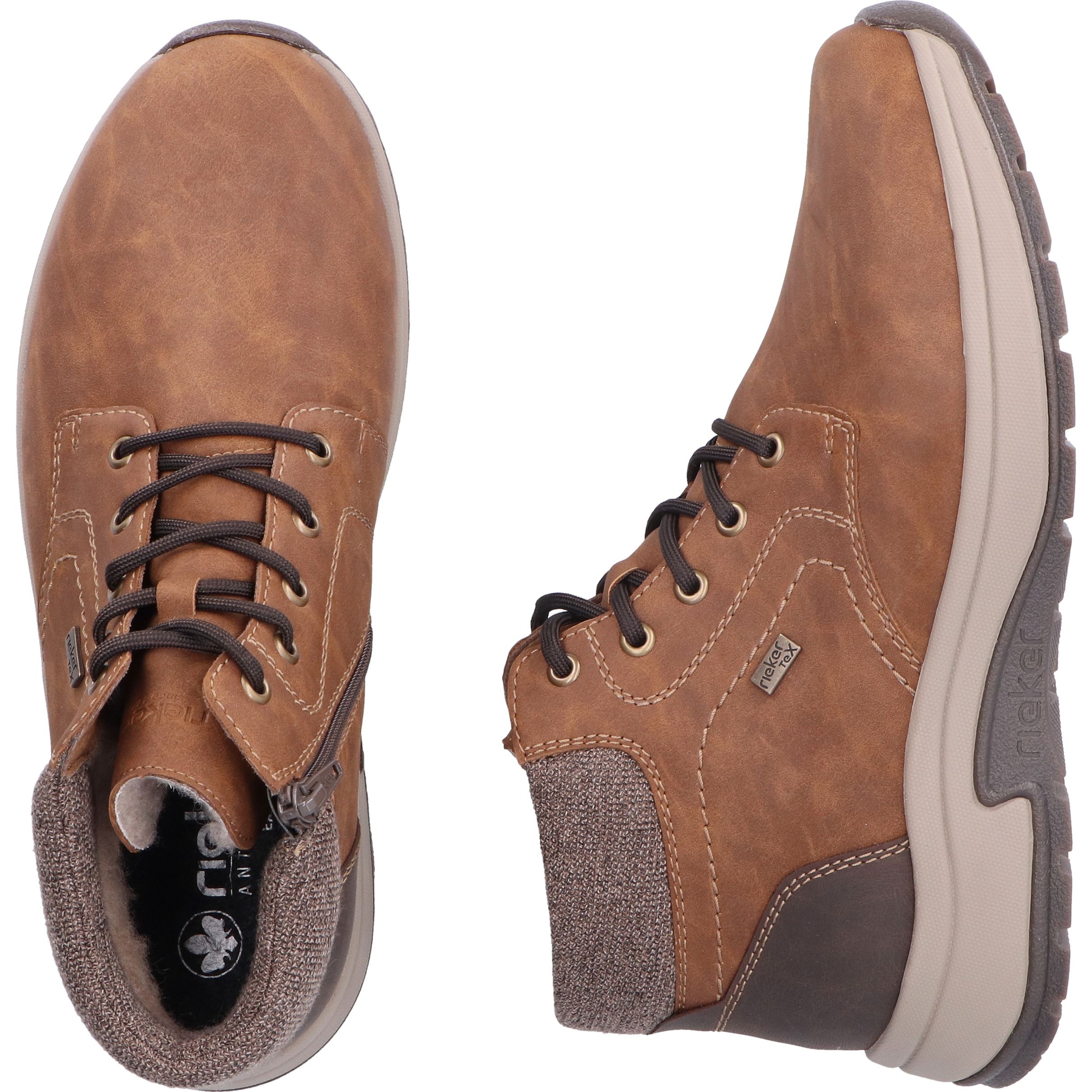 RIEKER Aulinukai vyrams, Ruda, Men's boots 11