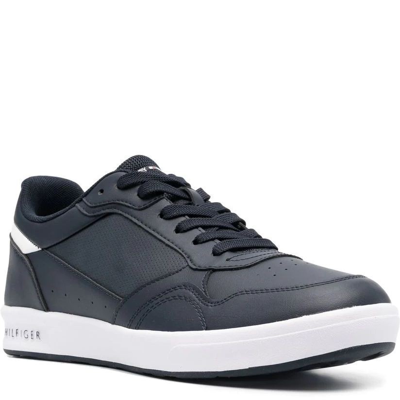 TOMMY HILFIGER Sportiniai bateliai vyrams, Mėlyna, CUP LIGHTWEIGHT LEA 1